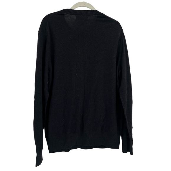 EVERLANE The No-Sweat Sweater Uniform Heathered Midnight Long Sleeve Large NEW - Picture 5 of 8